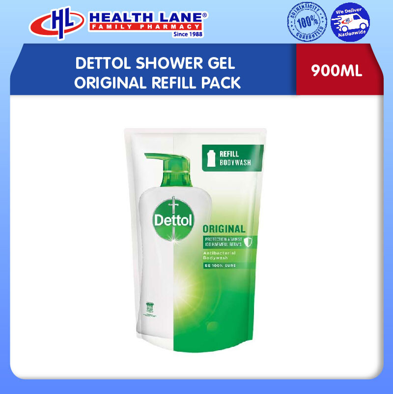 DETTOL SABUN MANDI ORIGINAL REFILL PACK (900ML)
